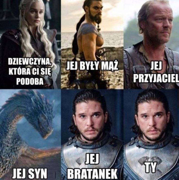 Najlepsze MEMY Gry o Tron. Padniesz ze śmiechu!