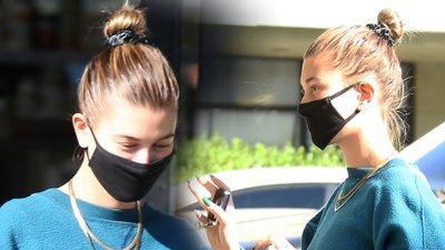 WPADKA ubraniowa Hailey Bieber. Pokazała za dużo! (ZDJĘCIA)