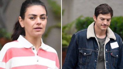 Mila Kunis i Ashton Kutcher na skraju rozwodu?! ,,Zawsze wygląda na szczęśliwszą bez niego”
