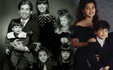 Kartki świąteczne Kardashianów sprzed lat (FOTO)