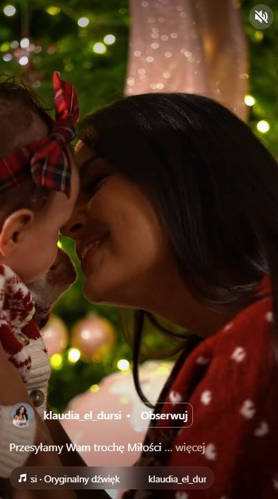 Klaudia El Dursi pokazała córeczkę fot. Instagram