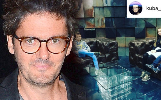 Dzieci Przybylskiej i Bieniuka na kanapie Kuby Wojewódzkiego (Instagram)