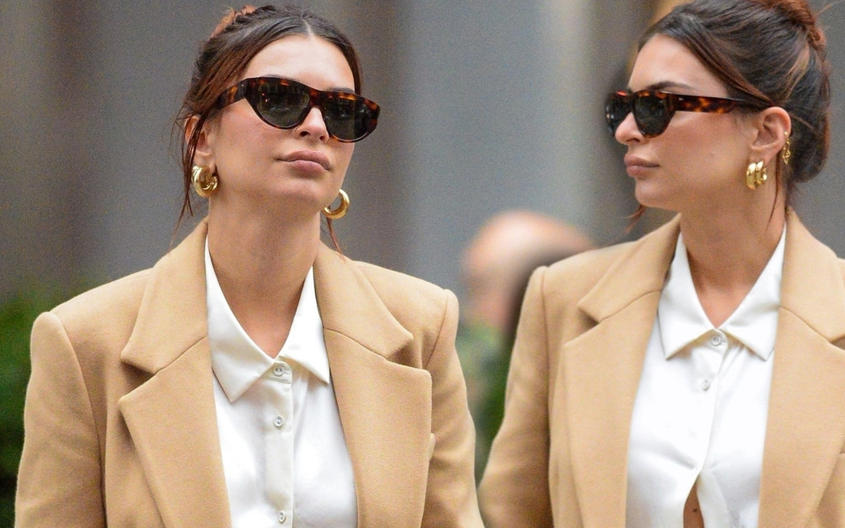 Emily Ratajkowski z NAGIM ciążowym brzuchem na ulicach Nowego Jorku