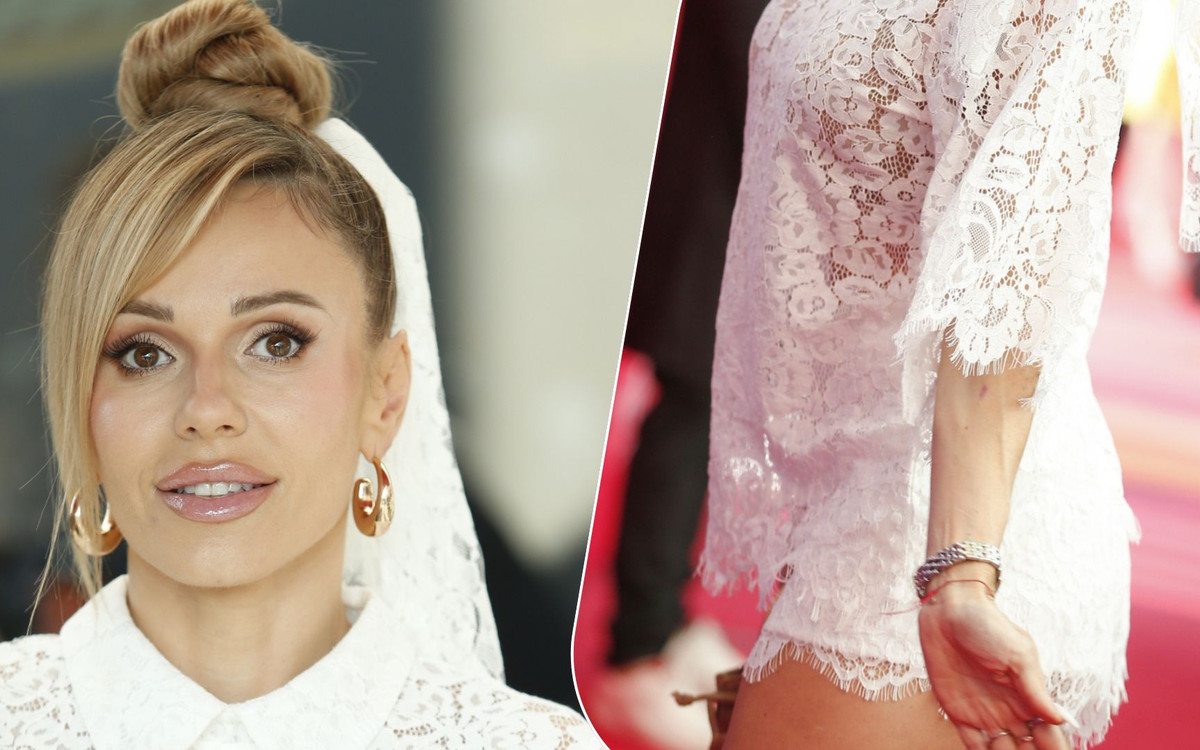 Doda na konferencji przed festiwalem w Opolu. Miała na głowie WELON!