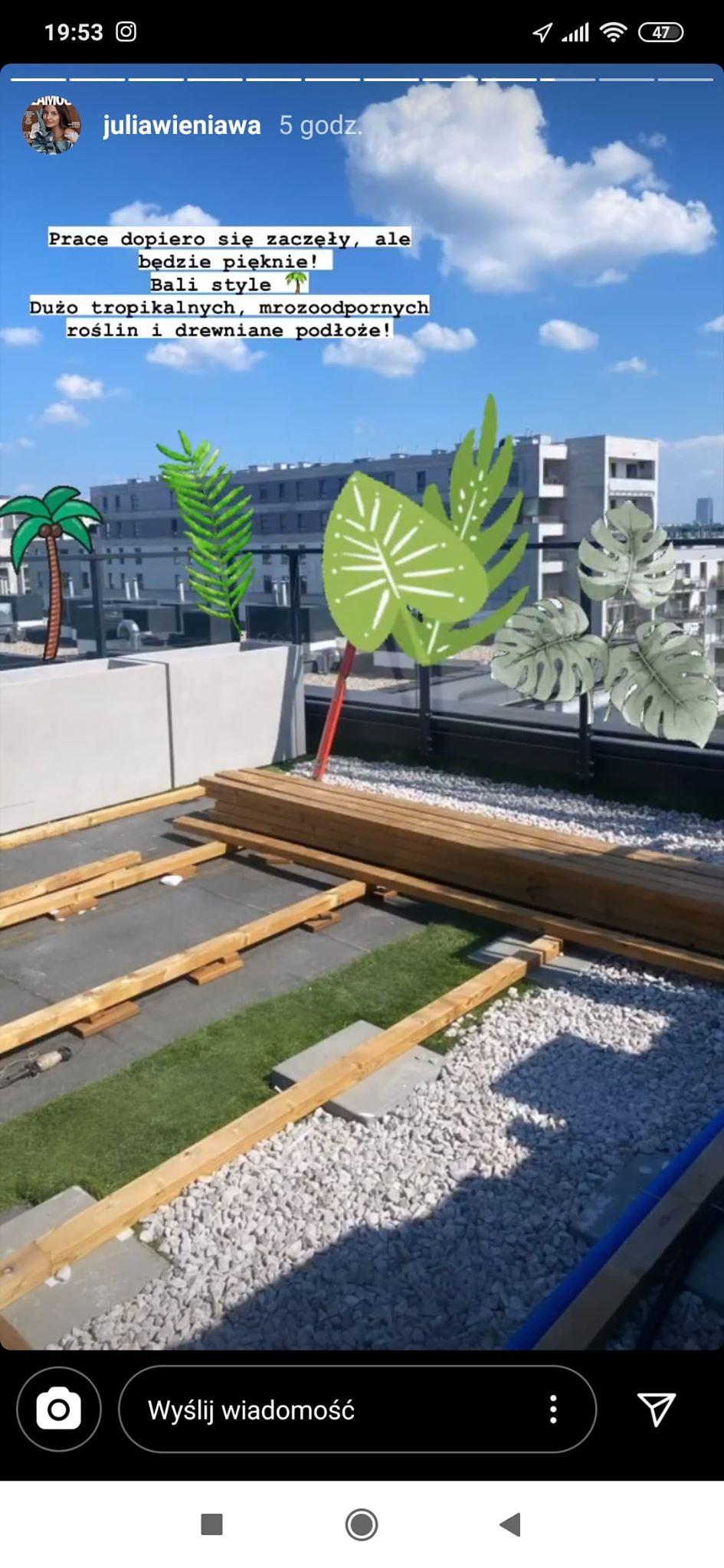 Nowe mieszkanie Julii Wieniawy