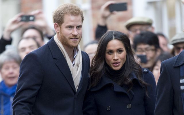 Meghan Markle i książę Harry pierwszy raz spotkali się z ludźmi na ulicy