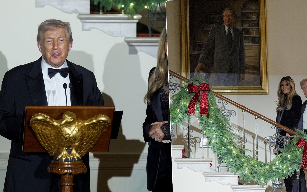 Bal bożonarodzeniowy w Białym Domu. Nie można oderwać oczu od Melanii Trump