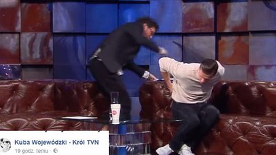 Kuba Wojewódzki zagląda w majtki Wojtkowi Szczęsnemu