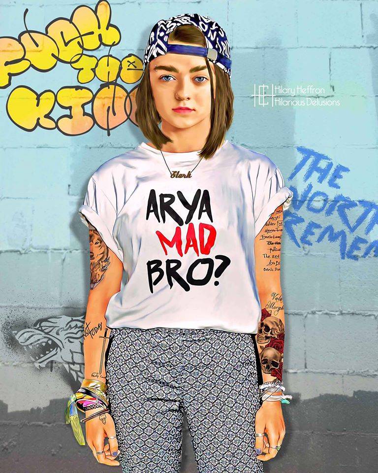 Tak wytatuowanych bohaterów Gry o Tron jeszcze NIE WIDZIELIŚCIE