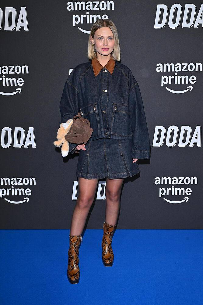 Anna Karczmarczyk na premierze serialu dokumentalnego o Dodzie, fot. KAPiF