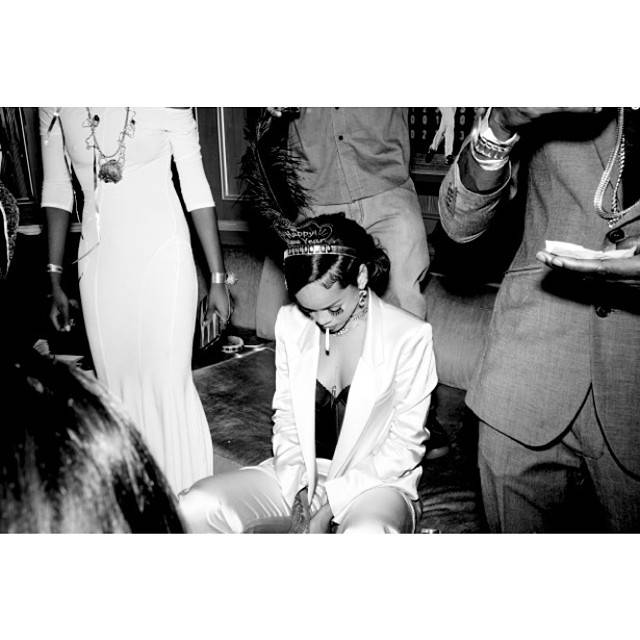 Rihanna wita Nowy Rok 2014