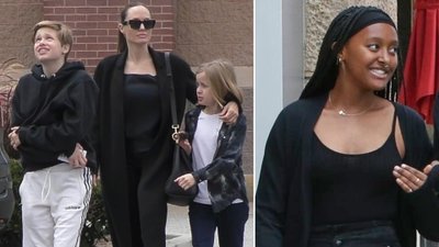 Angelina Jolie zorganizowała córkom babski wypad – wszystkie poszły na sushi (ZDJĘCIA)