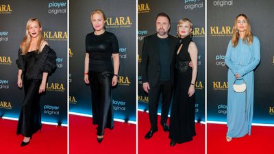 Gwiazdy serialu “KLARA”: Izabela Kuna pozuje z mężem na ściance, Gorczyca i Czeczot nie byli gorsi