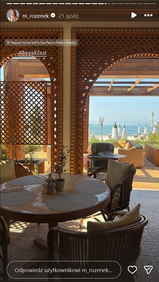 Luksusowa majówka Małgosi Rozenek