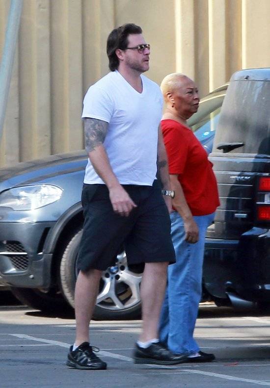 Tori Spelling i nieposłuszny psiak