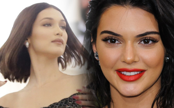 Kendall Jenner uratowała skórę Belli Hadid na gali Met
