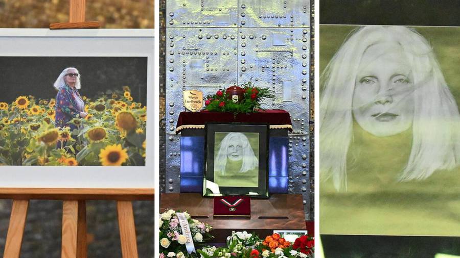 Trwa pogrzeb Magdy Umer fot. KAPiF