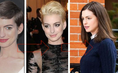 Anne Hathaway już nie ma krótkich włosów (FOTO)