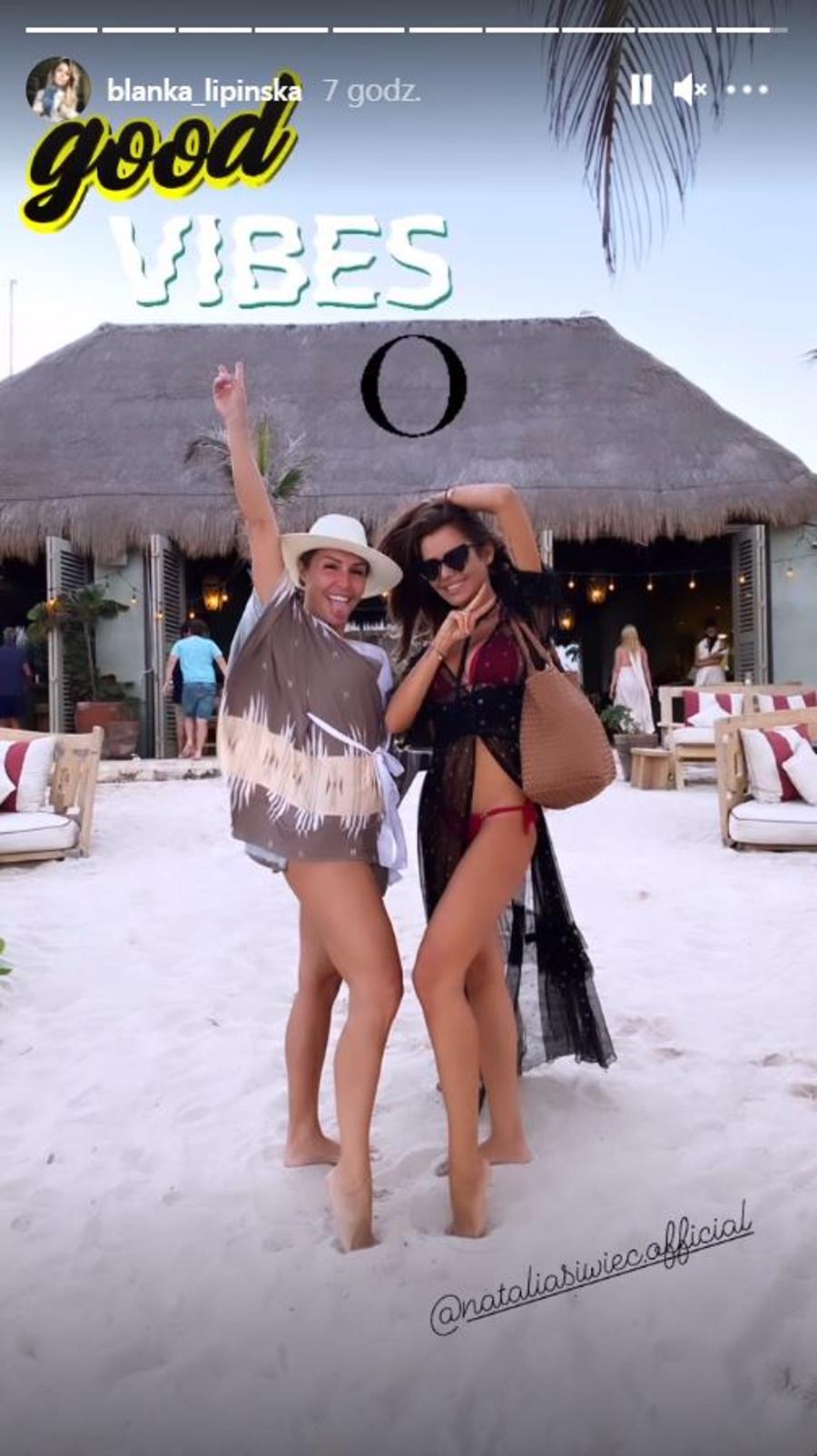 Blanka Lipińska i Natalia Siwiec spotkały się w Tulum.