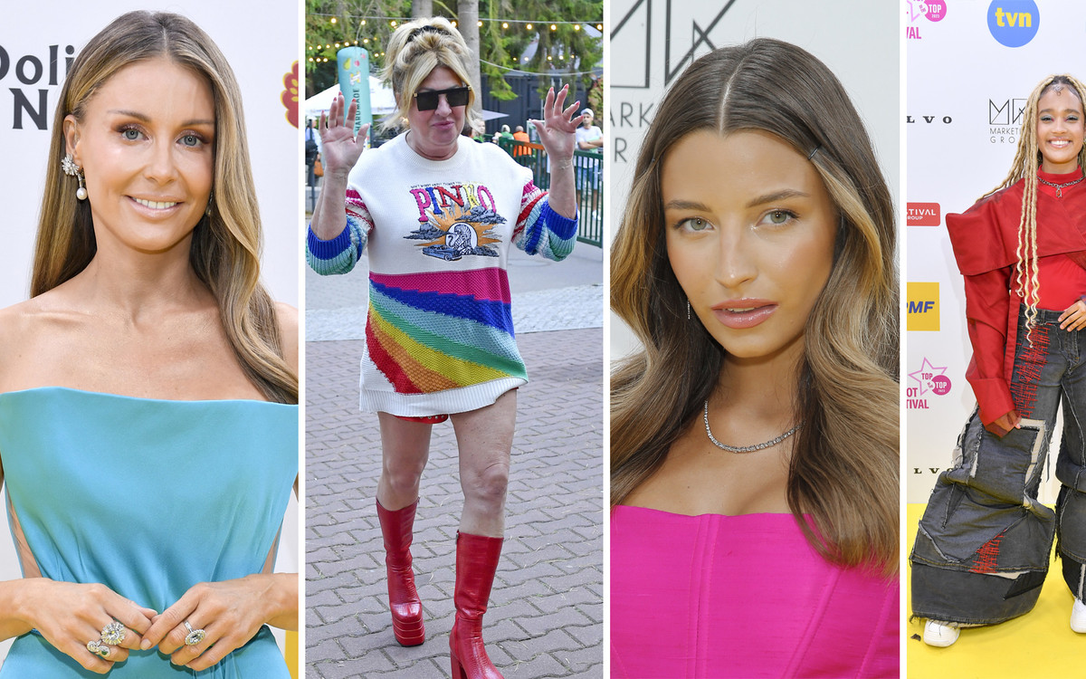 Gwiazdy na Sopot Festival: Beata Kozidrak ZAPOMNIAŁA SPODNI, Julia Wieniawa niczym Barbie (ZDJĘCIA)