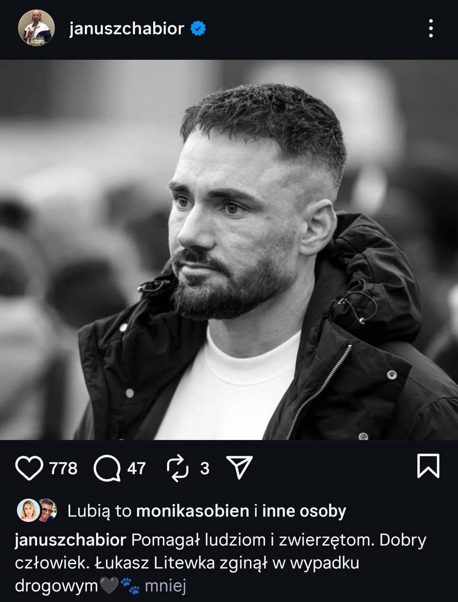Janusz Chabior, fot. Instagram