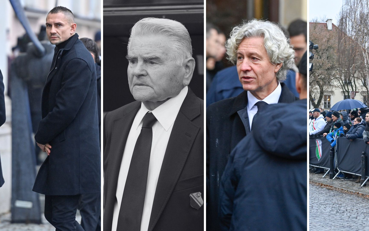 Pogrzeb Lucjana Brychczego. Tłumy piłkarzy i kibiców przyszły pożegnać legendę Legii Warszawa
