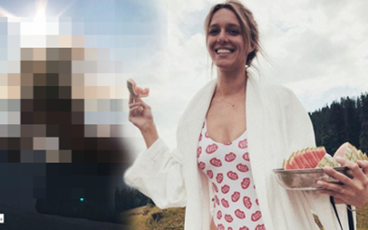 Pupa żony Żebrowskiego żegna się z wakacjami. Ma fotogeniczny bok?