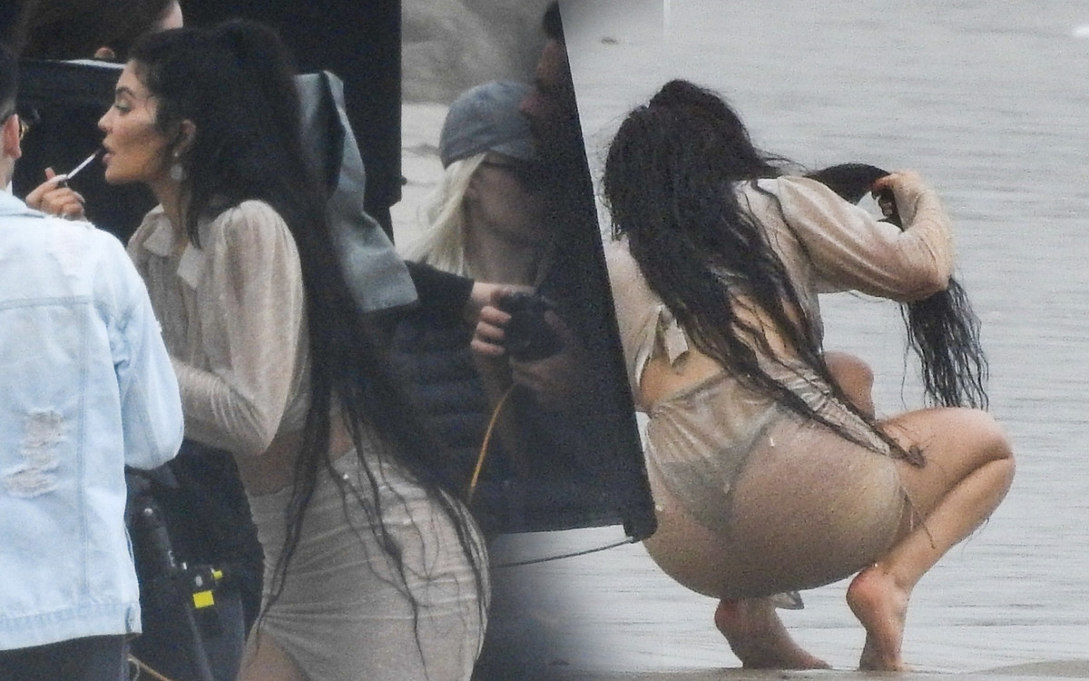 Tak Kylie Jenner pracuje podczas sesji zdjęciowej. Gwiazdorzy?
