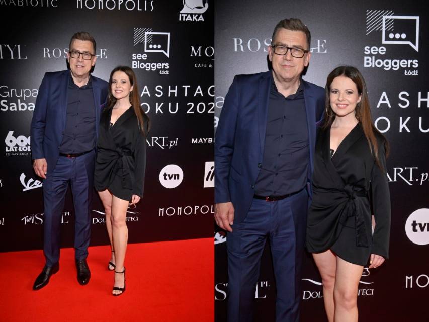 Plejada gwiazd na gali #Hasztagi Roku 2023: Agnieszka Kaczorowska w za długich spodniach, Agnieszka Hyży eksponuje zgrabny brzuszek