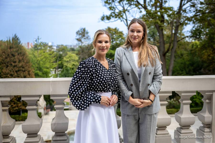 Marta Nawrocka z polskimi businesswoman z Nowego Jorku/fot. Alicja Stefaniuk/KPRP