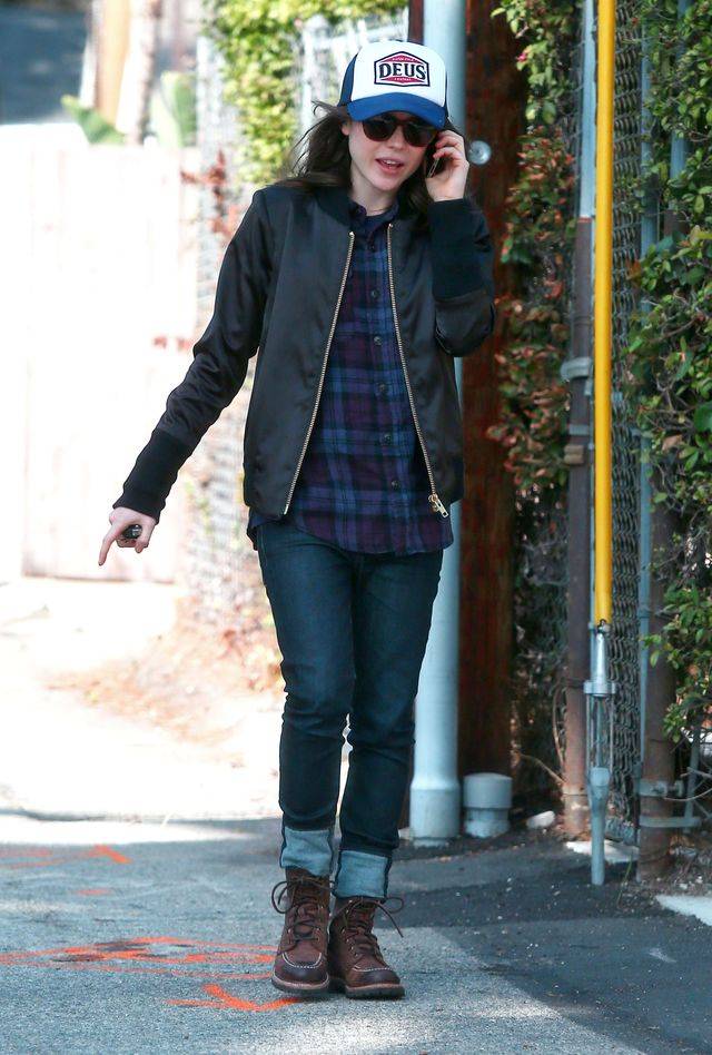 Ellen Page – gwiazda lubi sportowy styl