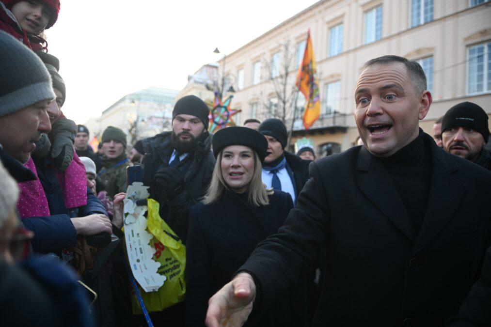 Para prezydencka na orszaku Trzech Króli, fot. Forum