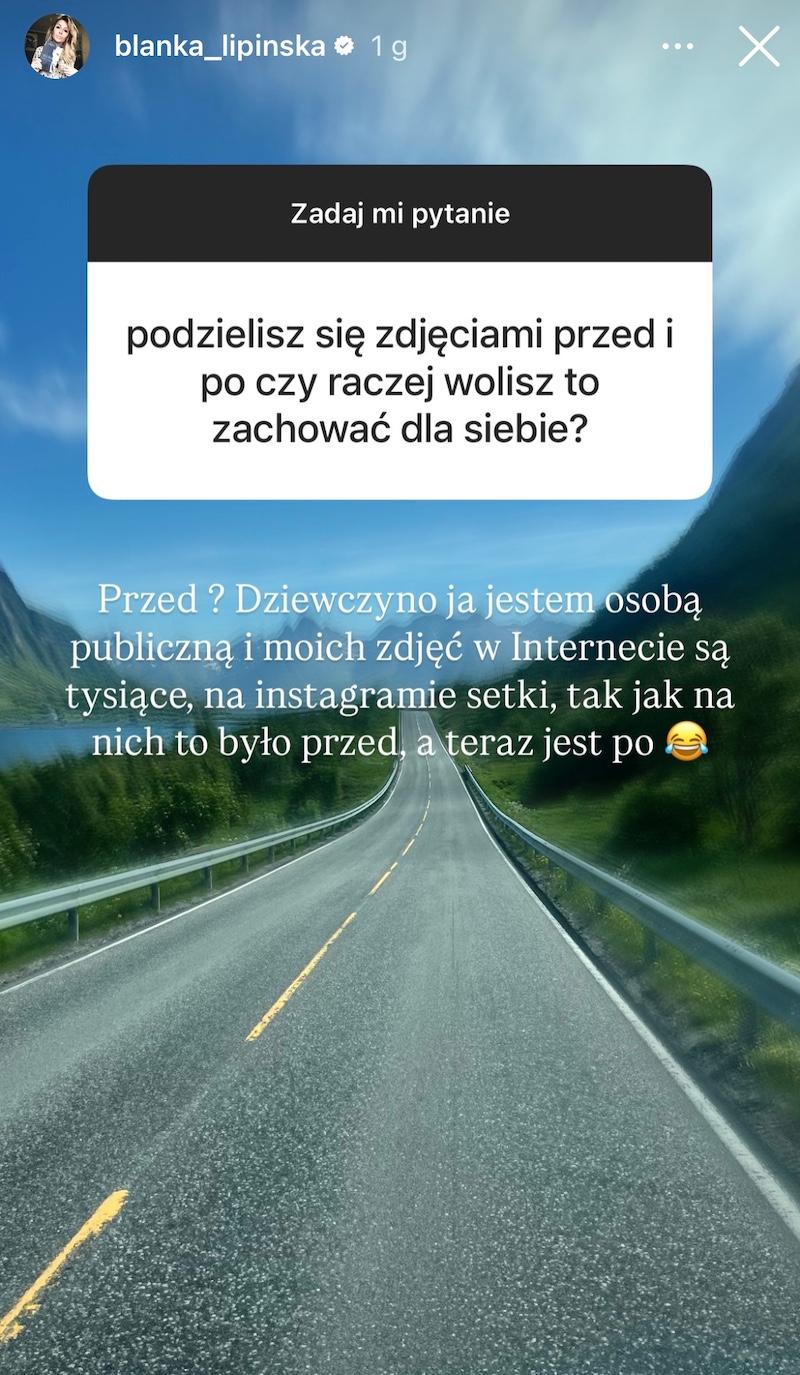 Instagram @blanka_lipinska