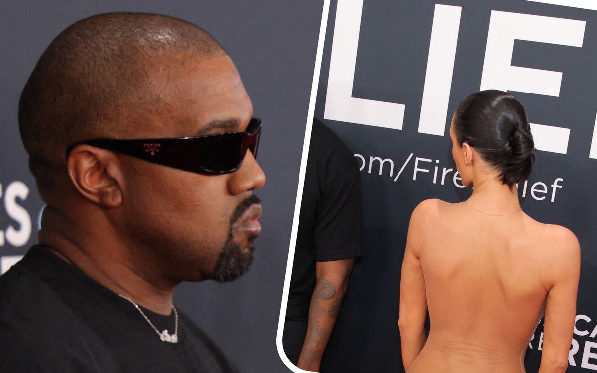 Kanye West przybył z GOŁĄ Biancą Censori na Grammy 2025. Co on jej robi!