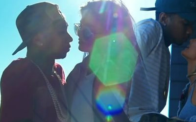 Kylie i Tyga całują się w jego nowym klipie! (FOTO)