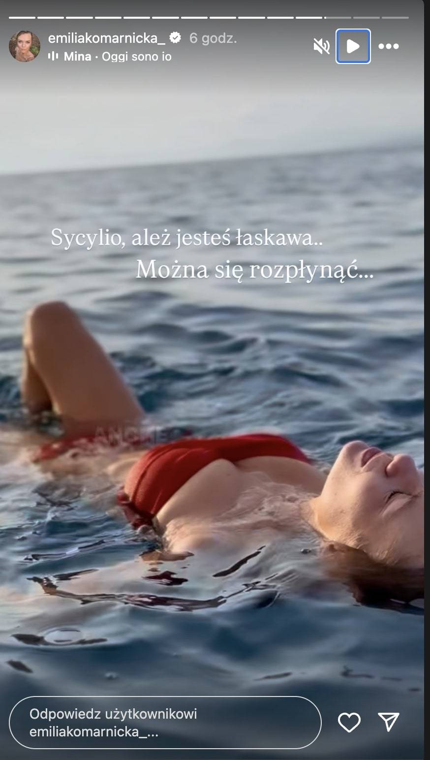 Koniec małżeństwa Emilii Komarnickiej i Redbada Klynstry! Leczy złamane serce na Sycylii u boku Stefano Terrazzino