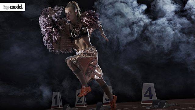 Sportowa sesja w Top Model, październik 2015 rok