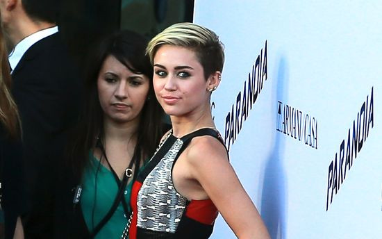 Miley Cyrus i Liam Hemsworth razem na premierze Paranoi