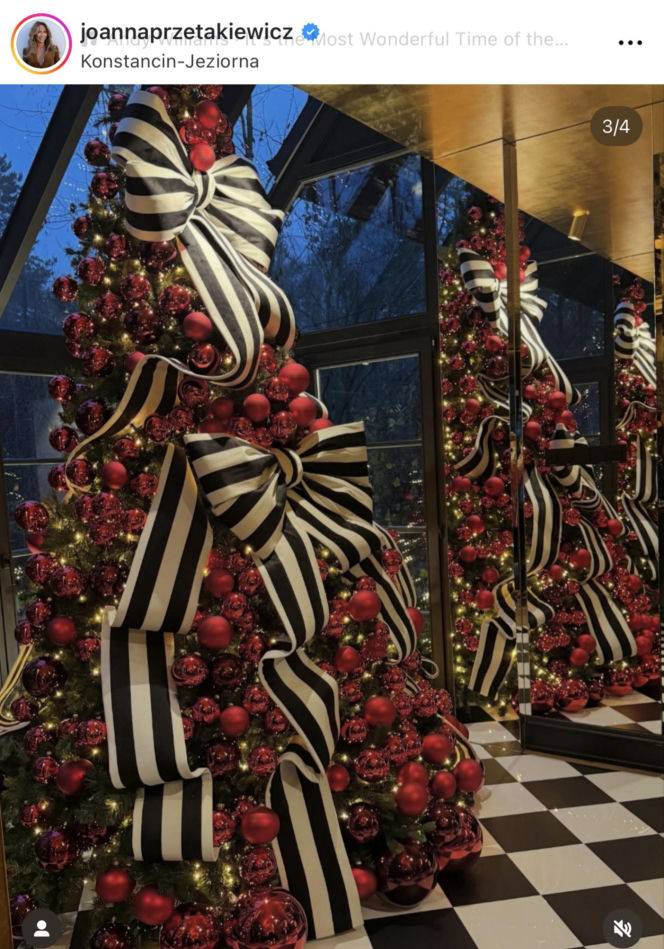 Domy gwiazd na święta/ Instagram/joannaprzetakiewicz