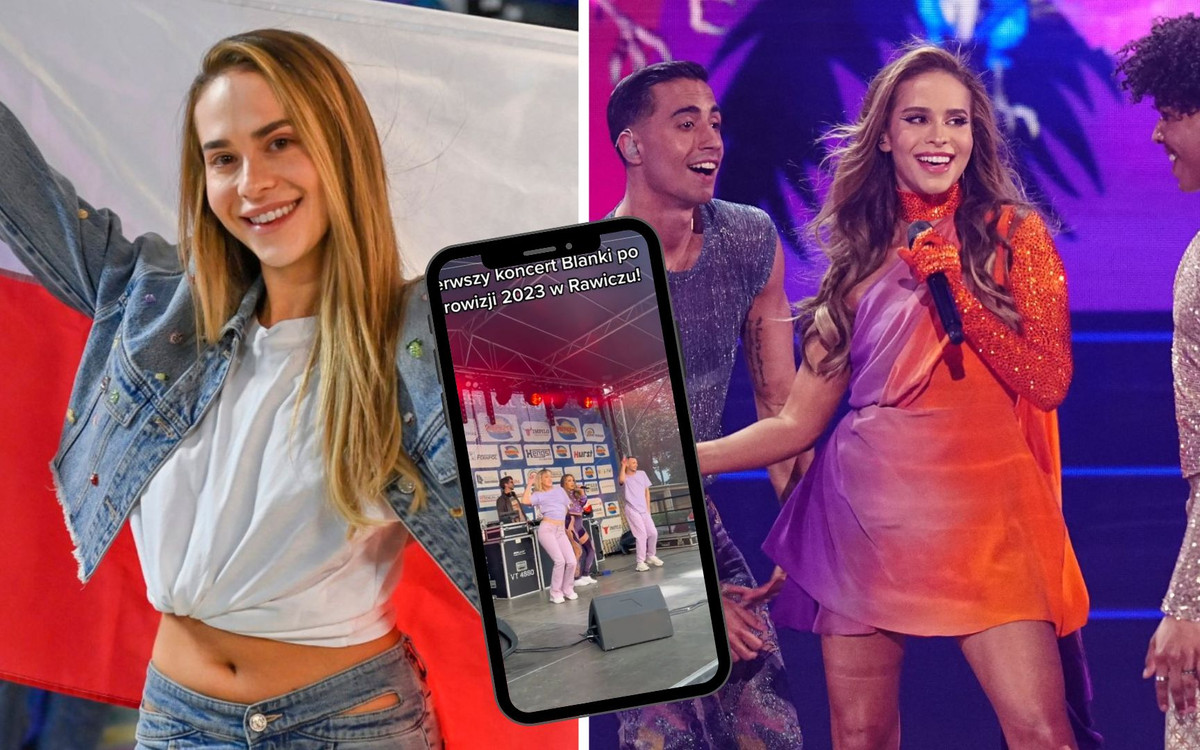 Fani znów śmieją się z Blanki Stajkow. Poszło o jej pierwszy koncert po Eurowizji