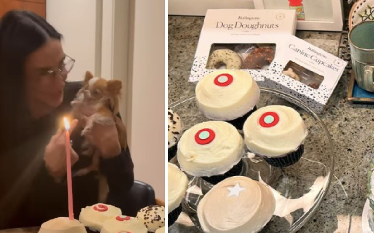 Demi Moore wyprawiła urodziny psu. Przygotowała mu bajkowy tort!