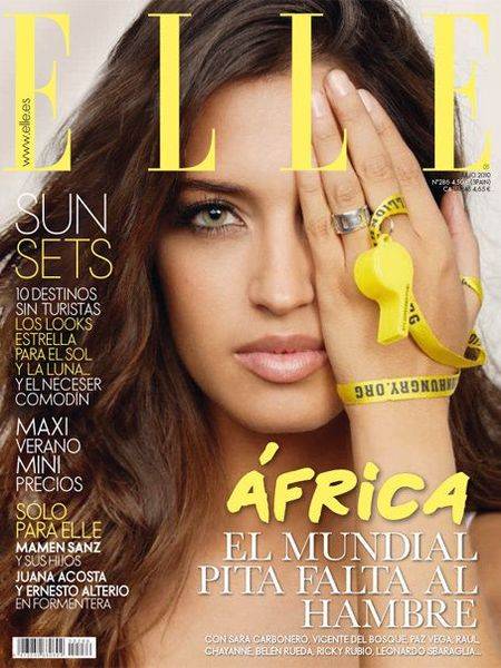 Sara Carbonero na okładkach