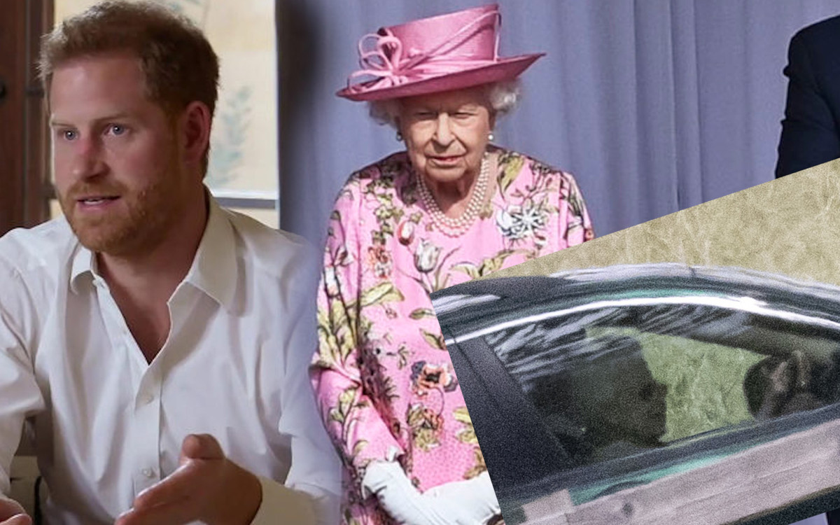 Królowa Elżbieta II udała się na tajne spotkanie z Harrym? Sama prowadziła samochód (ZDJĘCIE)