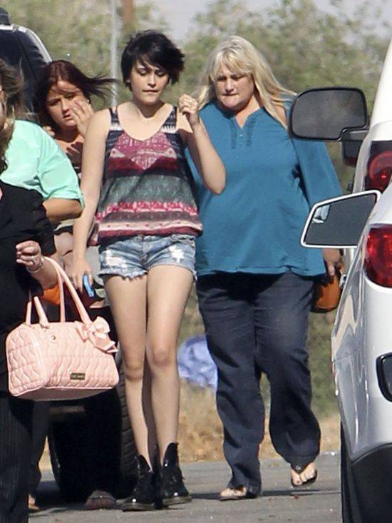 Paris Jackson z matką, Debbie Row