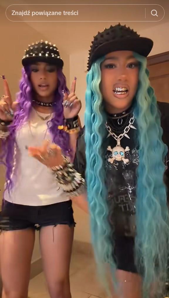 Kim Kardashian zafundowała córce złote zęby, fot. Instagram