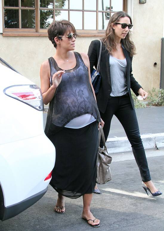 Halle Berry na dzień przed porodem