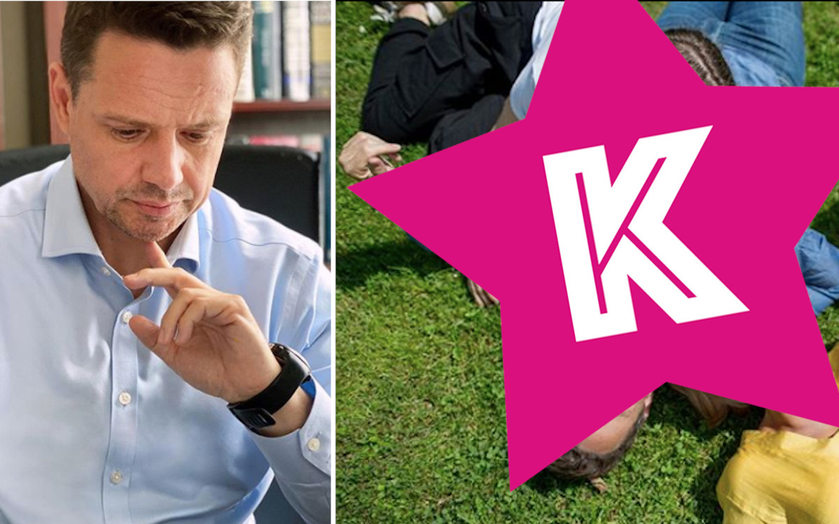 Rafał Trzaskowski pozuje z rodziną. Ma ładną żonę