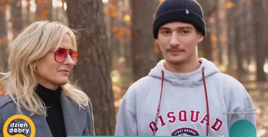 Filip Kopczyński z Patrycja Markowską, fot. TVN