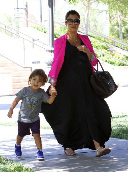 Kourtney Kardashian z synem