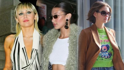 Siostry Hadid, Miley Cyrus i Kaia Gerber na pokazie Marca Jocobsa w Nowym Jorku (ZDJĘCIA)